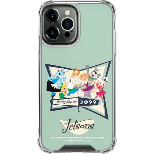The Jetsons Party Like Its 2099 iPhone 13 Pro Max Clear Case